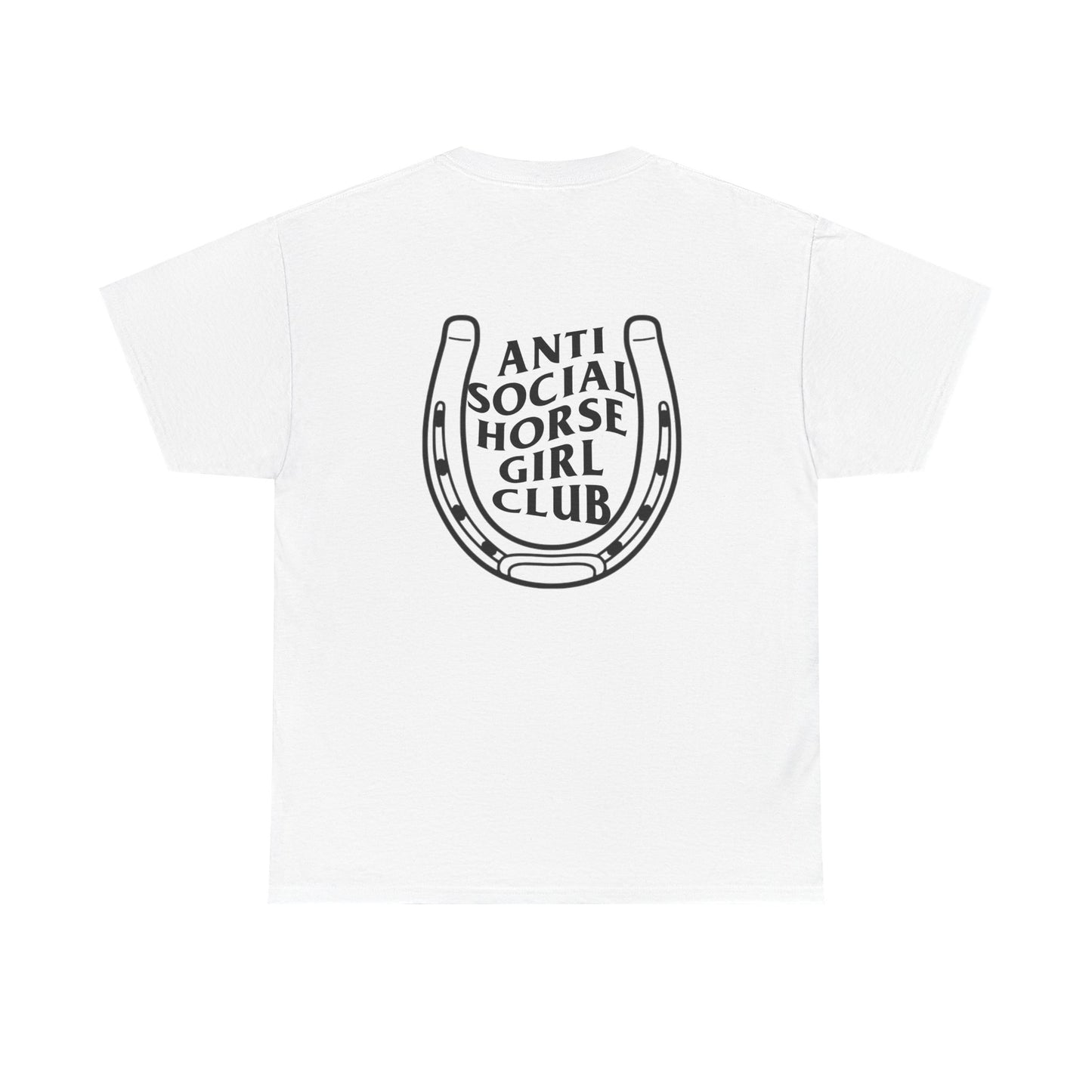 Anti Social Horse Club Unisex Heavy Cotton Tee |