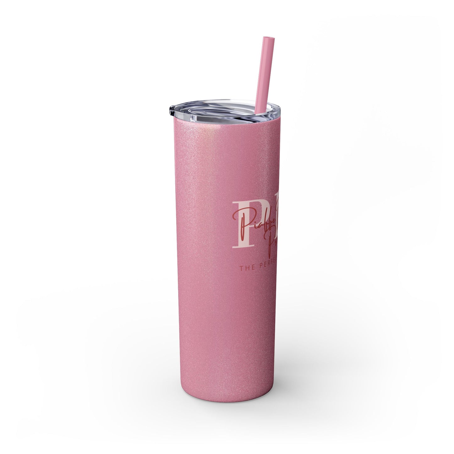 Triple P Skinny Tumbler with Straw, 20oz