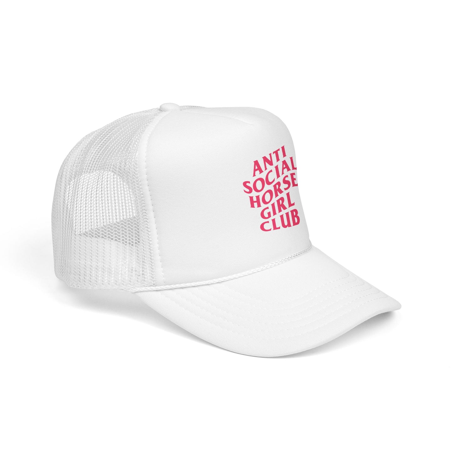 Anti Social Horse Girl Club Foam Trucker Hat