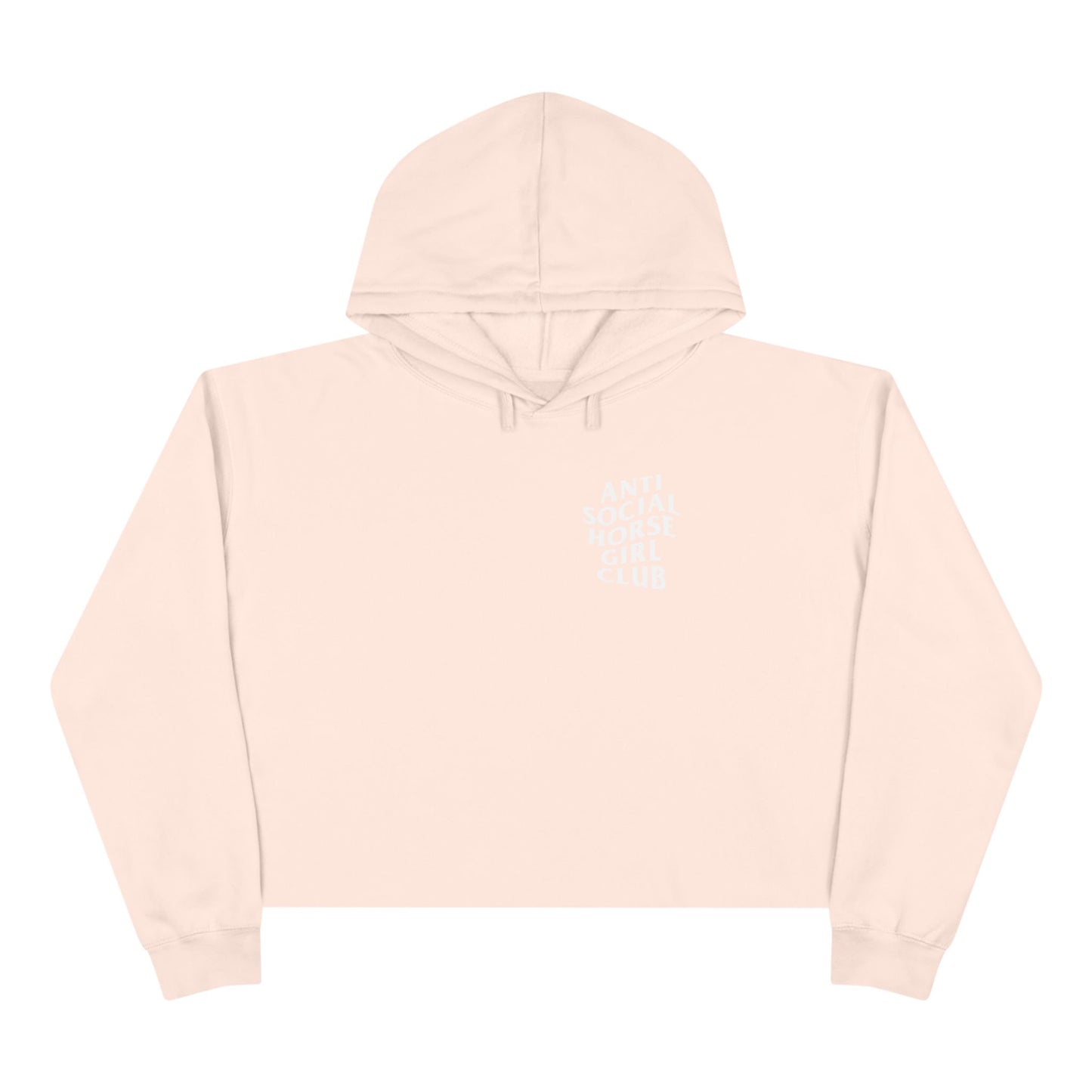 Anti-Social Horse Girl Club Crop Hoodie