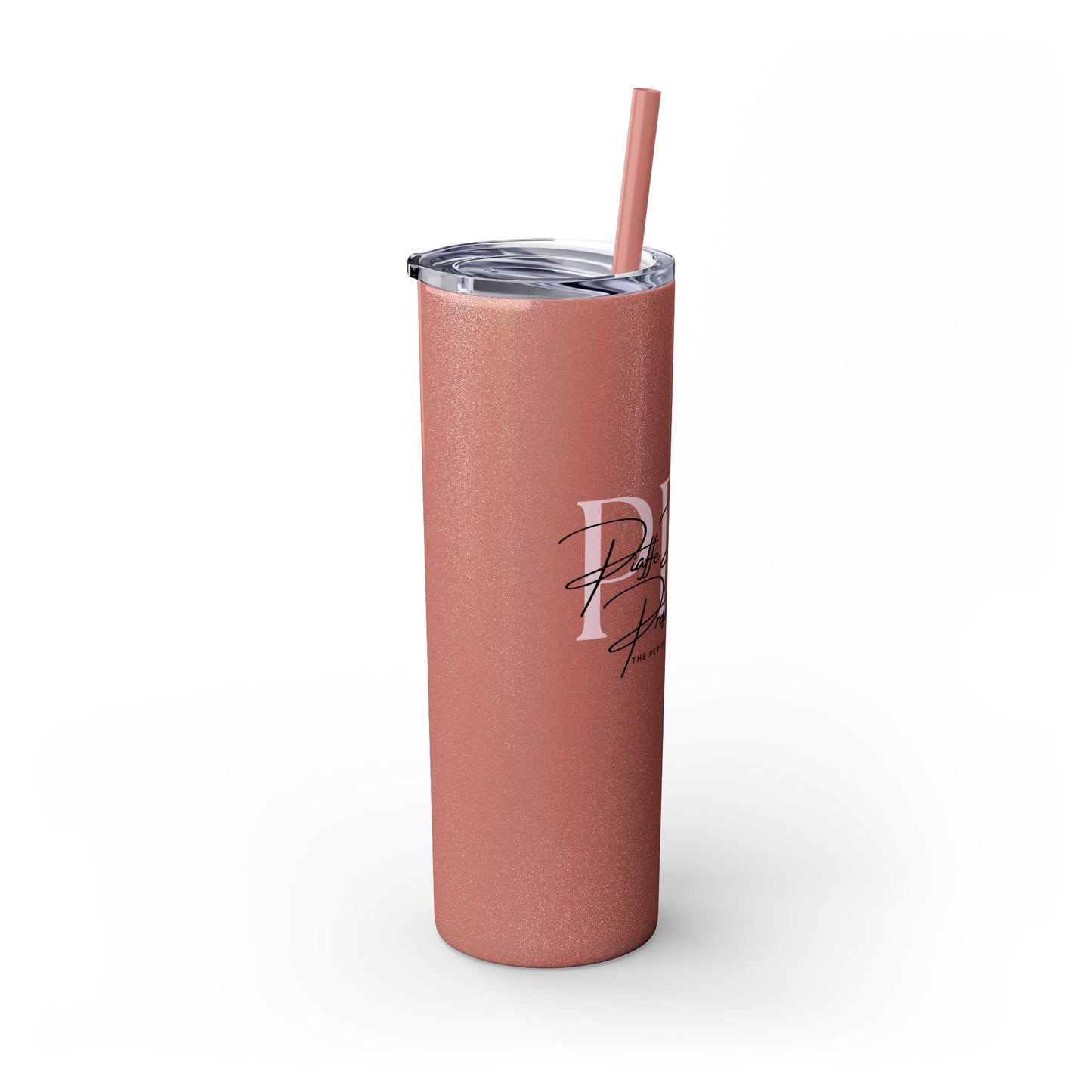 Triple P Skinny Tumbler with Straw, 20oz