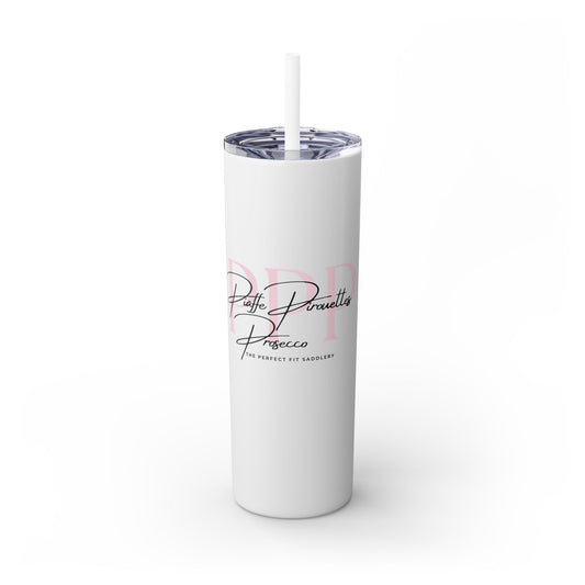 Triple P Skinny Tumbler with Straw, 20oz