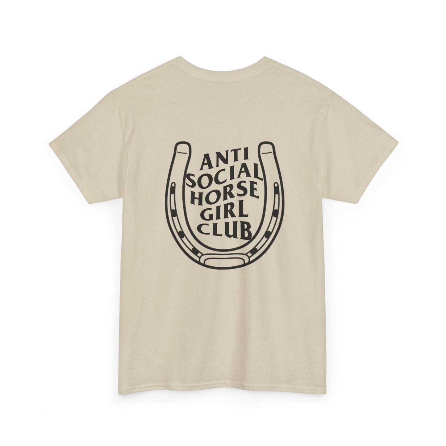 Anti Social Horse Club Unisex Heavy Cotton Tee |