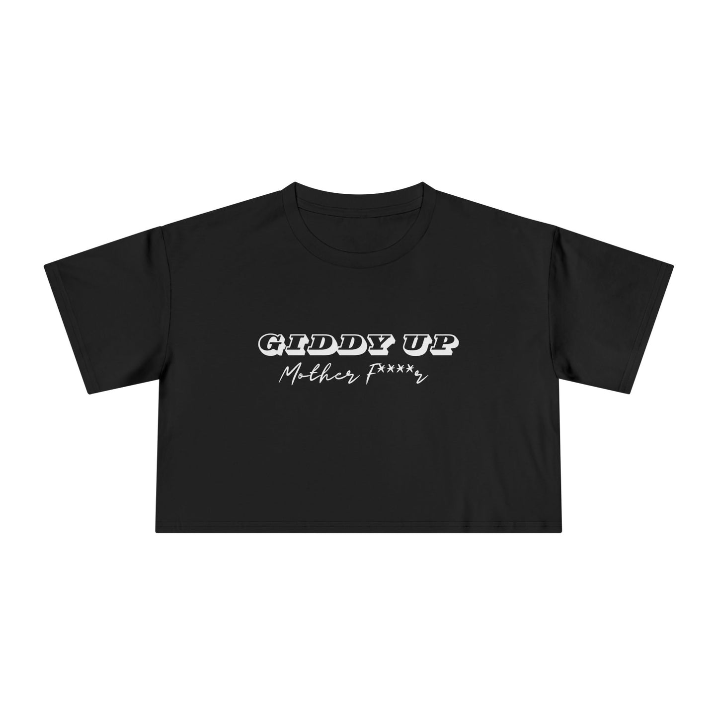 Giddy Up Crop Tee