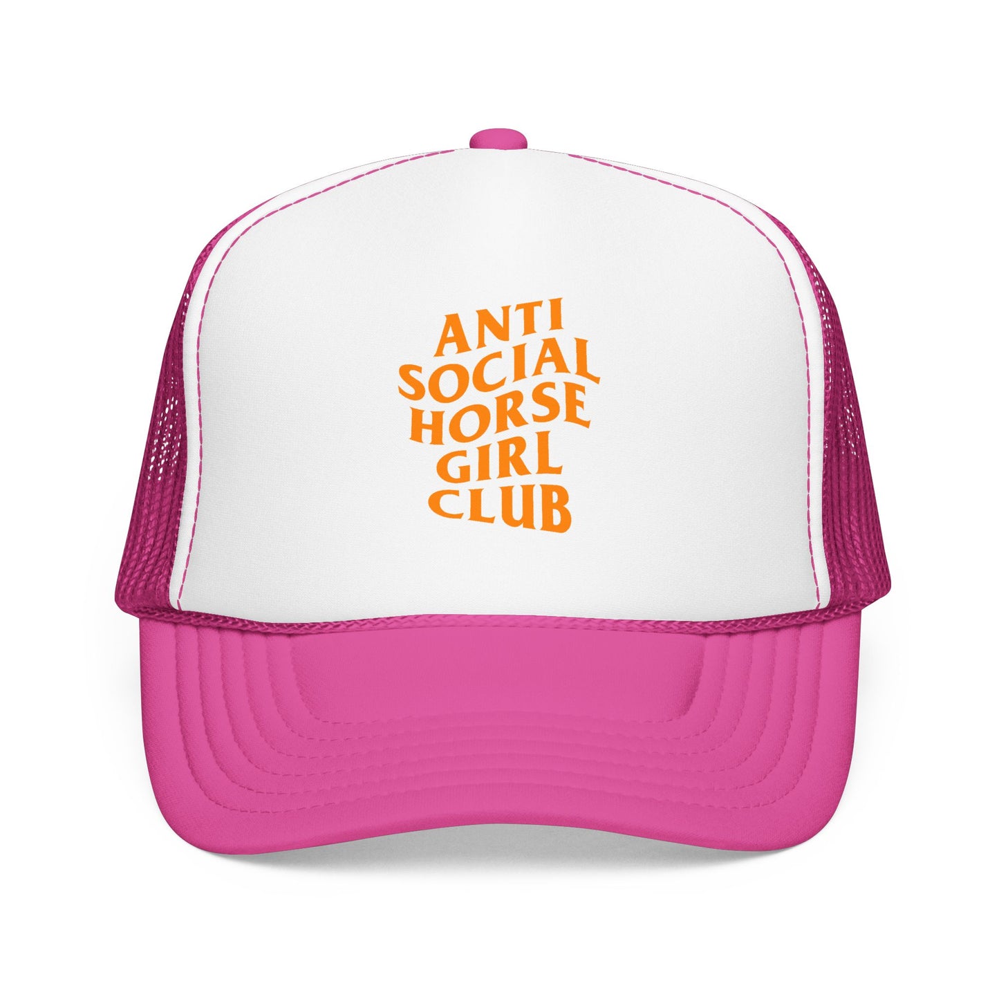 Anti Social Horse Girl Club Foam Trucker Hat