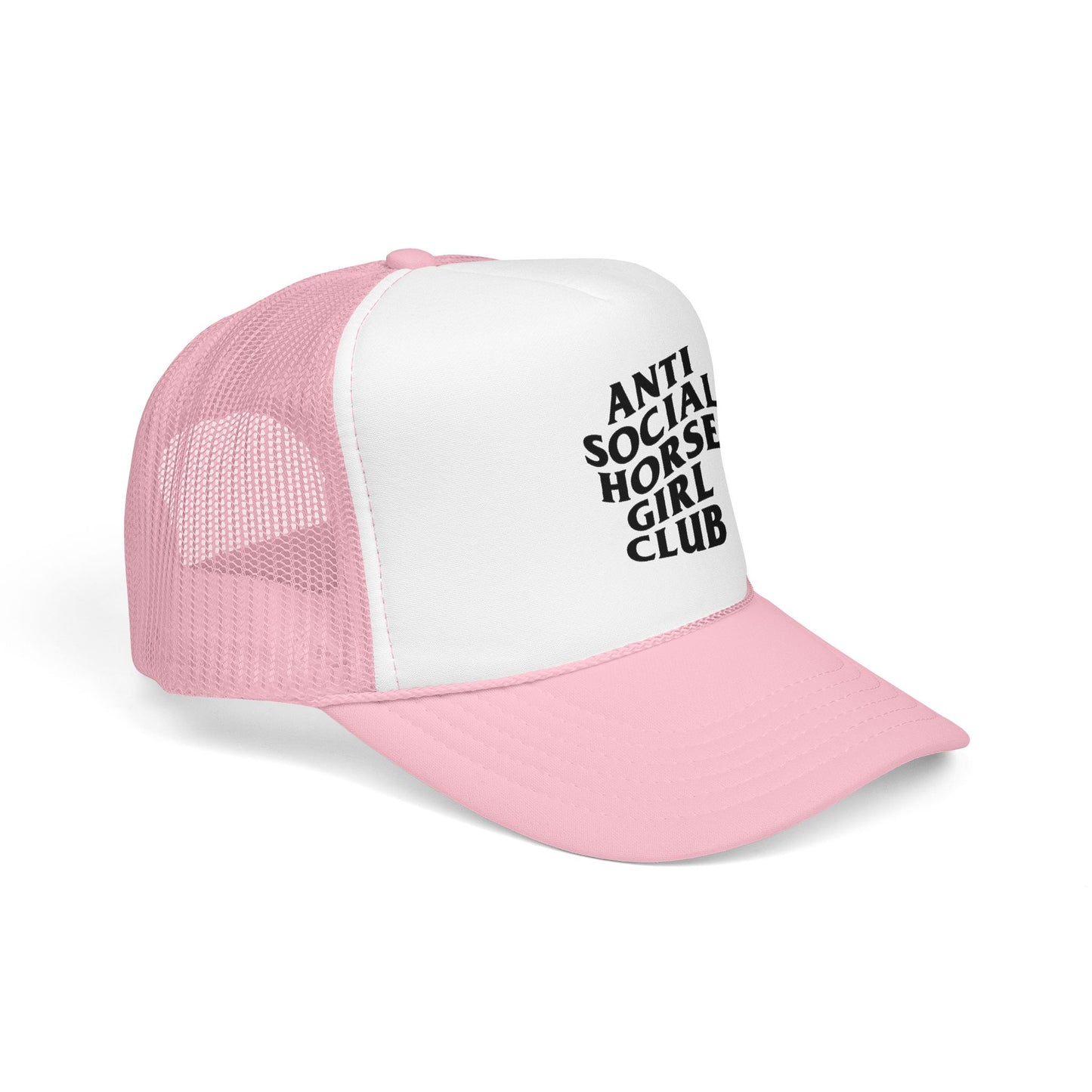 Anti Social Horse Girl Club Foam Trucker Hat
