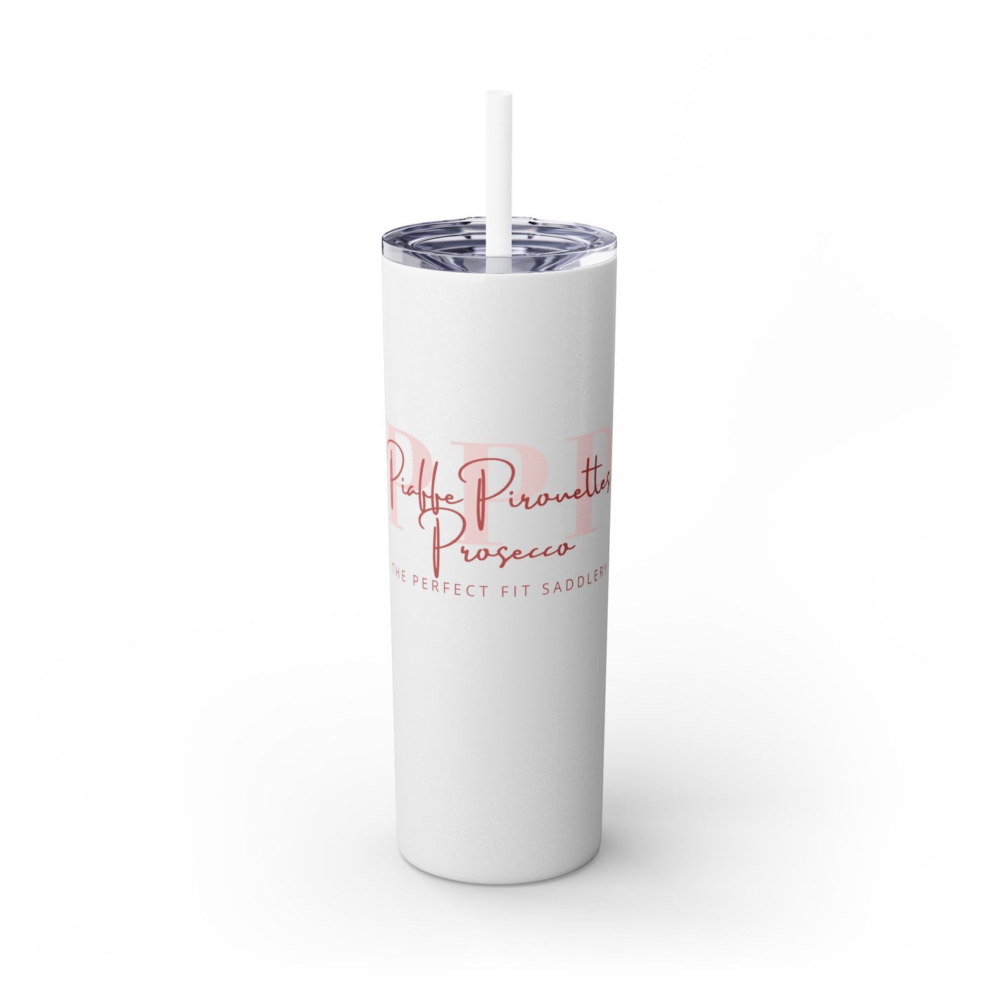 Triple P Skinny Tumbler with Straw, 20oz