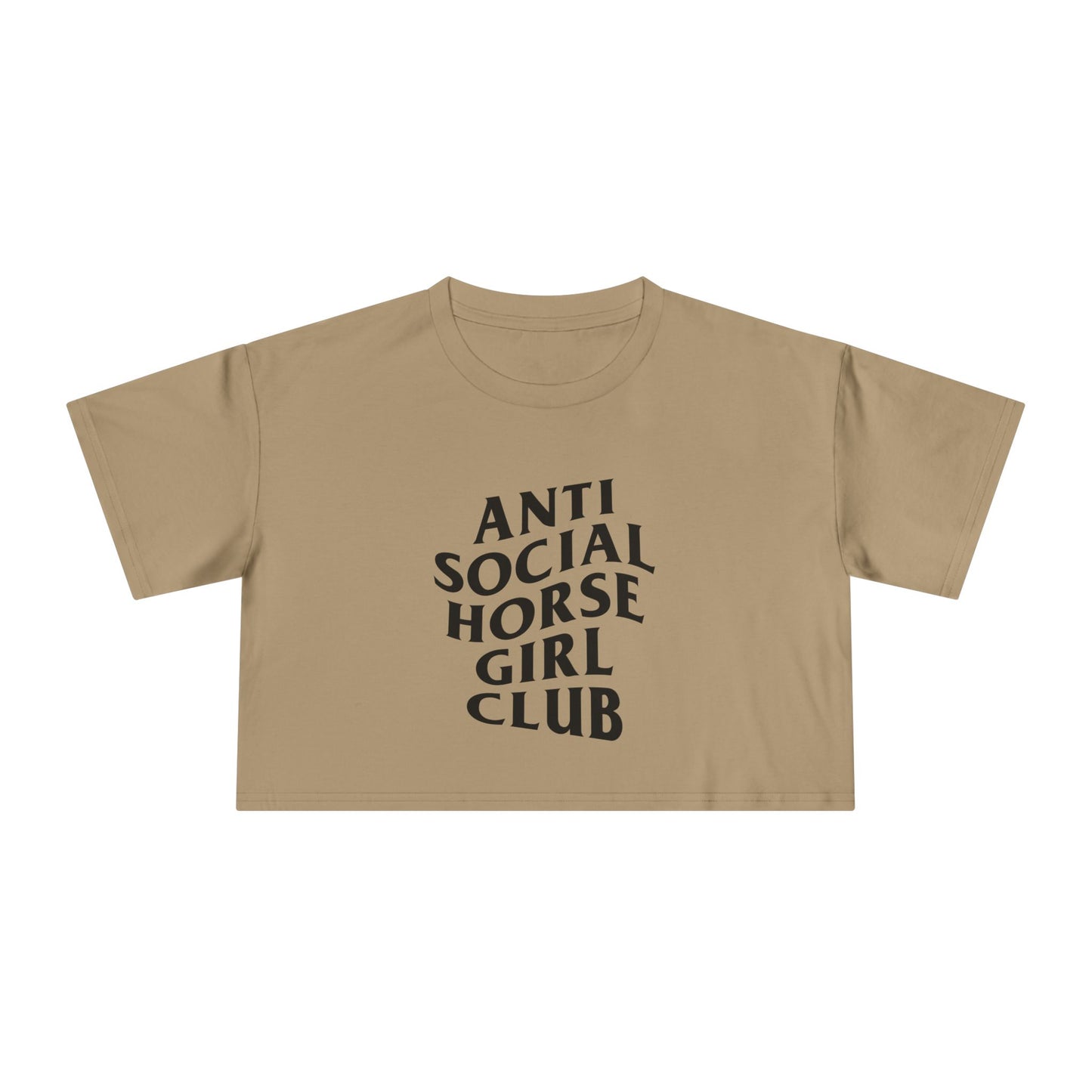 Anti Social Horse Girl Club Crop Tee