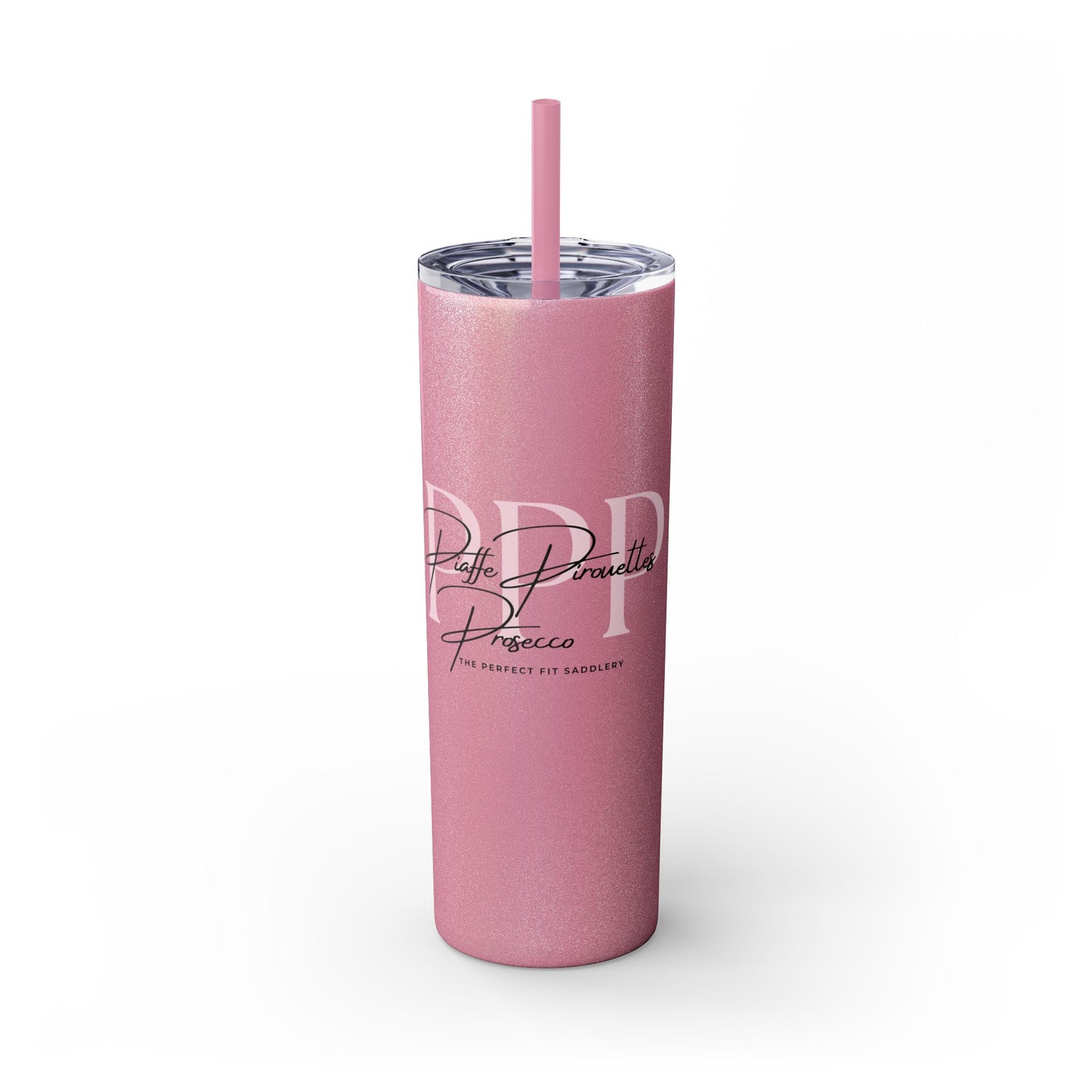 Triple P Skinny Tumbler with Straw, 20oz