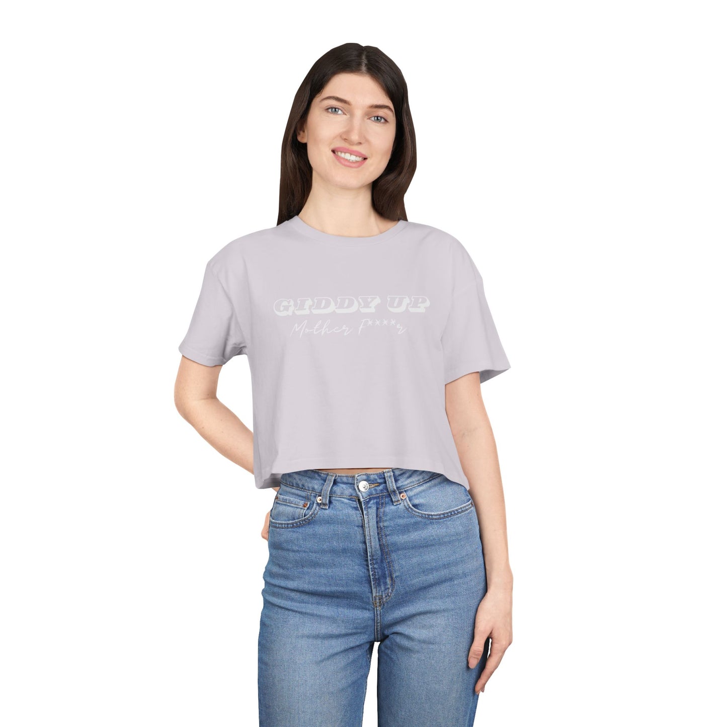 Giddy Up Crop Tee