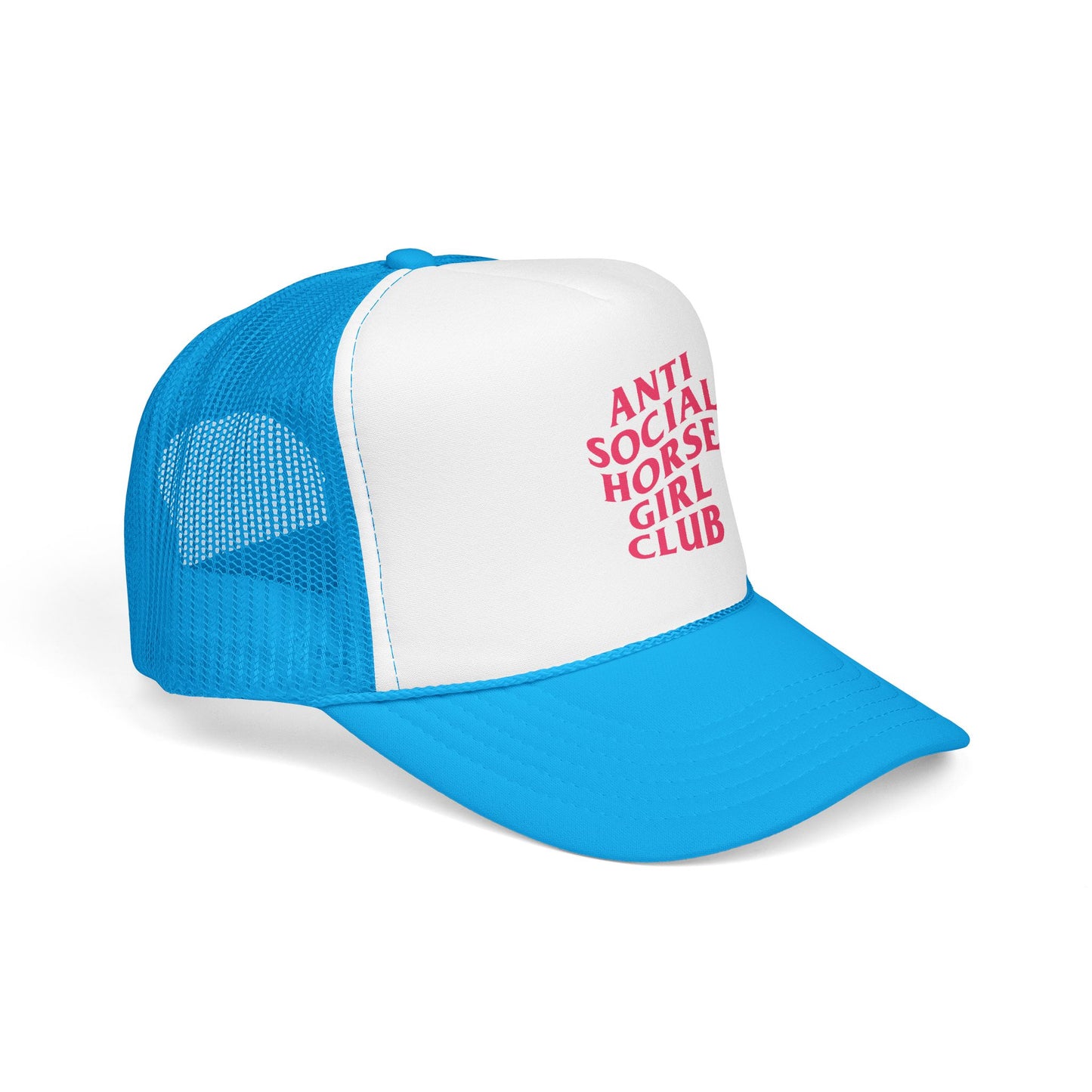 Anti Social Horse Girl Club Foam Trucker Hat