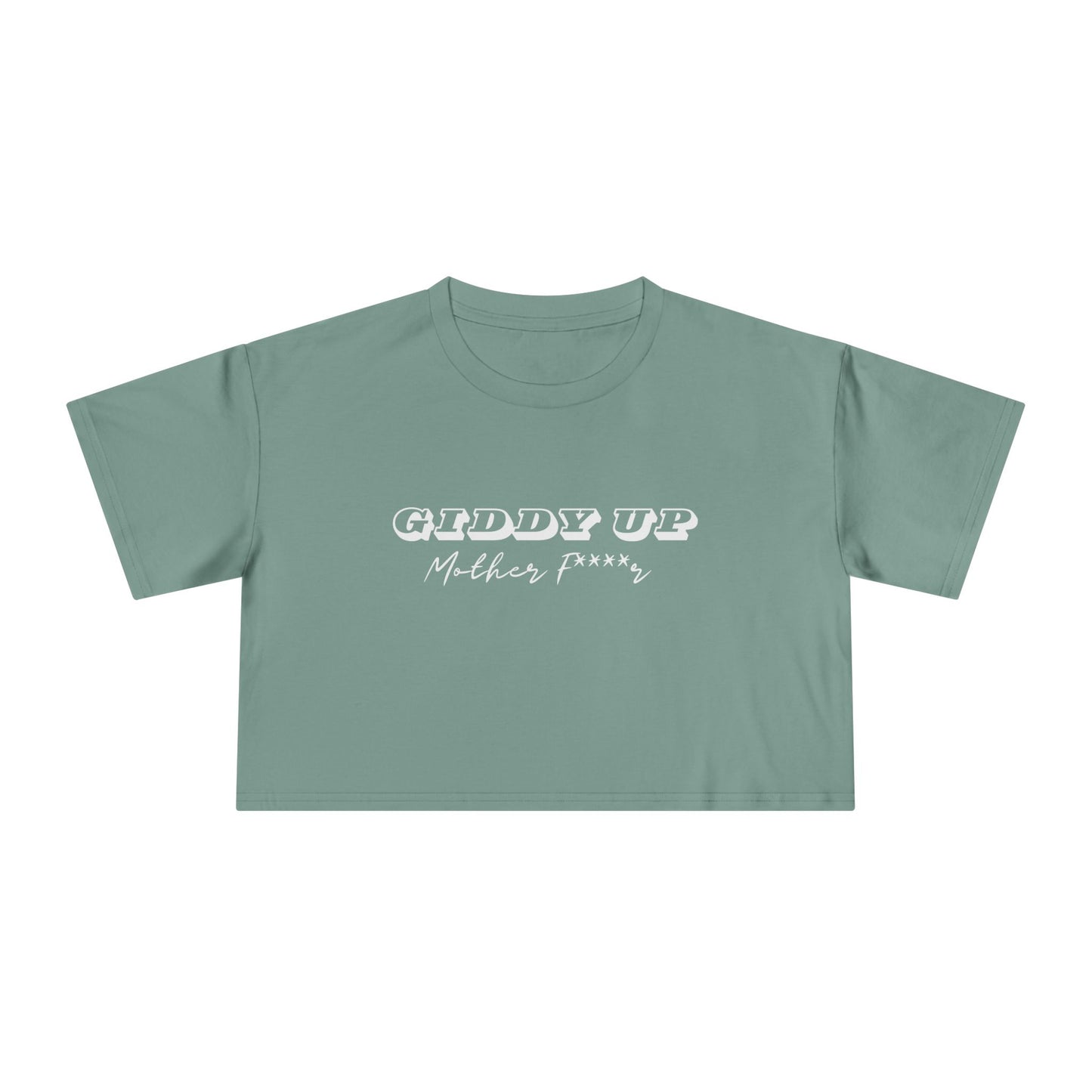 Giddy Up Crop Tee