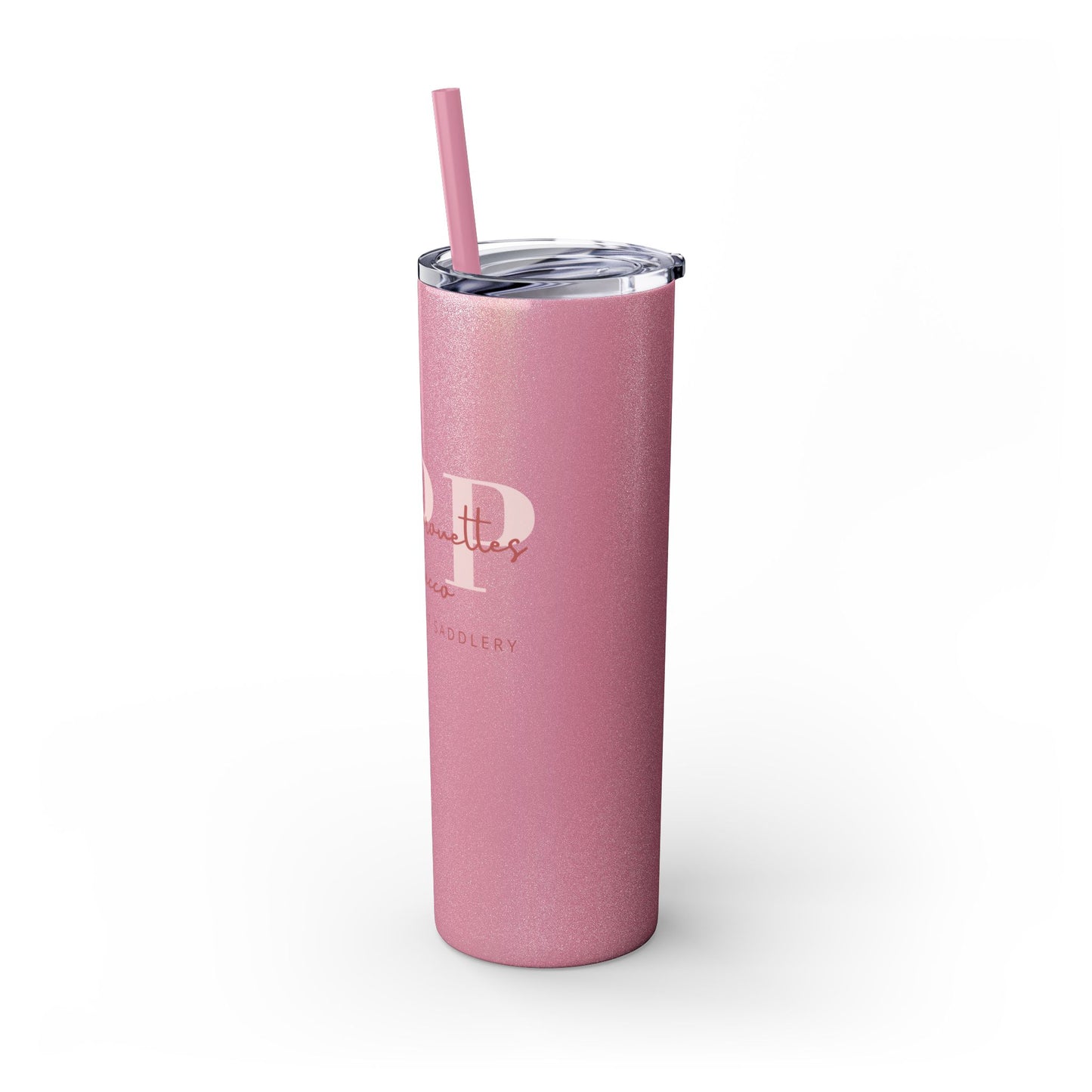 Triple P Skinny Tumbler with Straw, 20oz