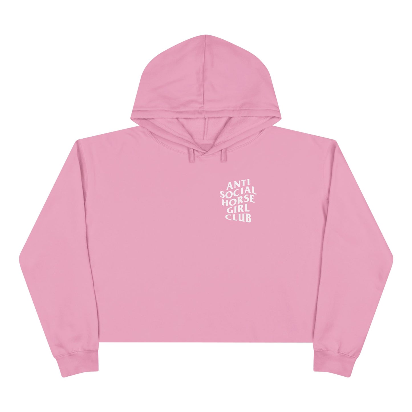 Anti-Social Horse Girl Club Crop Hoodie
