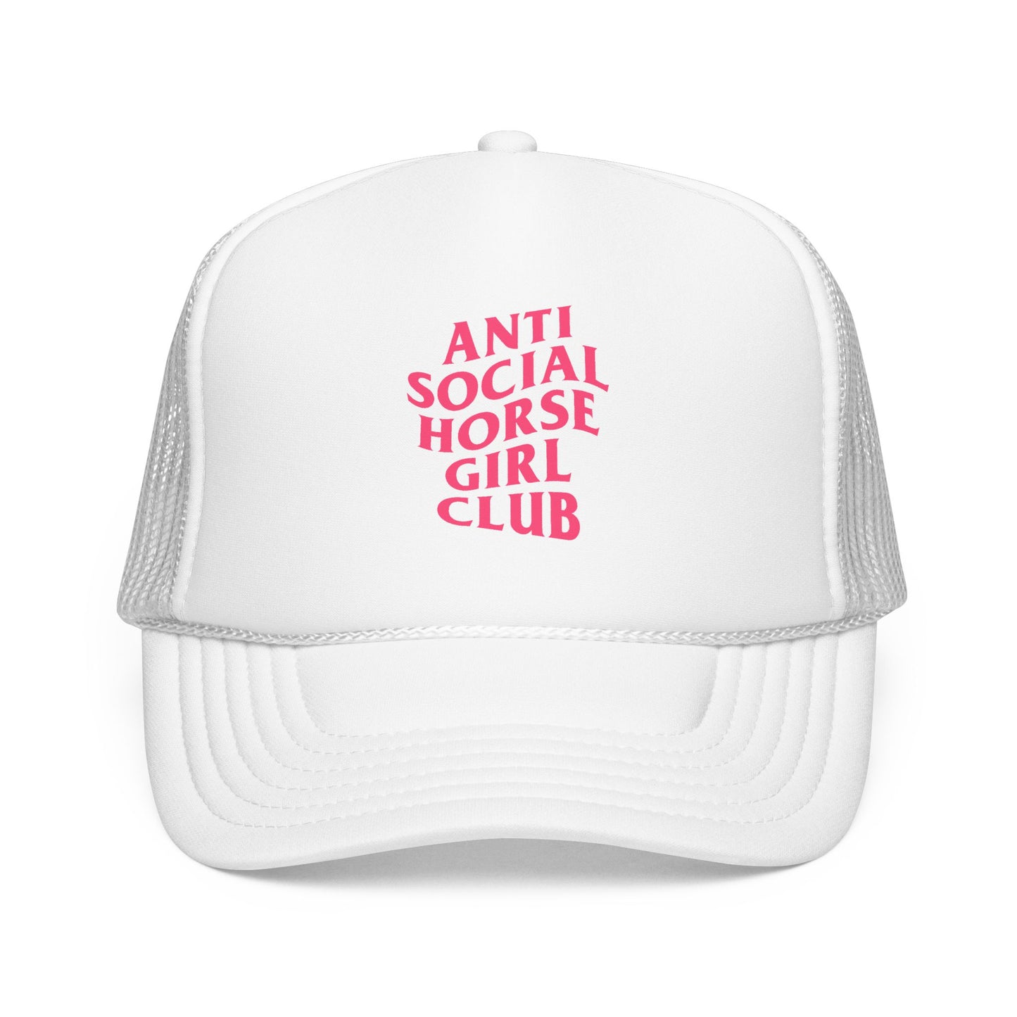 Anti Social Horse Girl Club Foam Trucker Hat