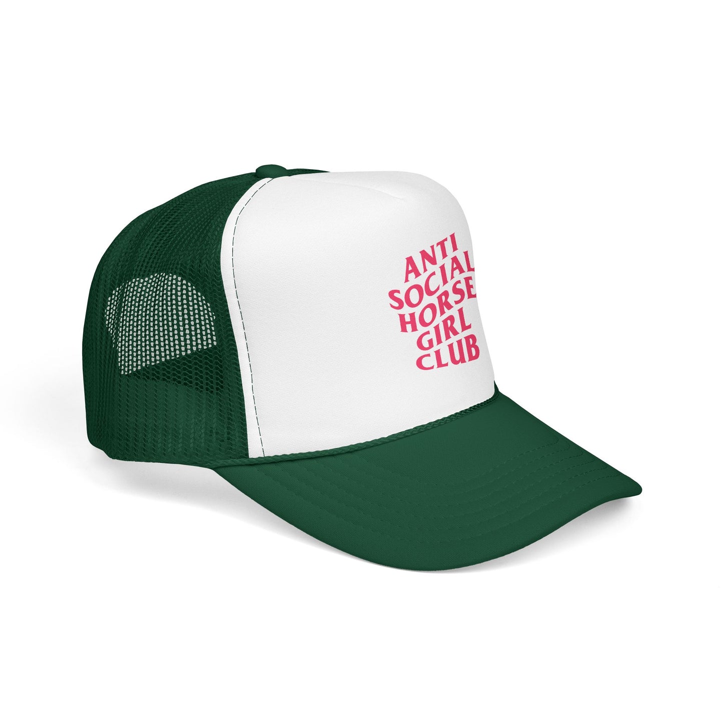 Anti Social Horse Girl Club Foam Trucker Hat