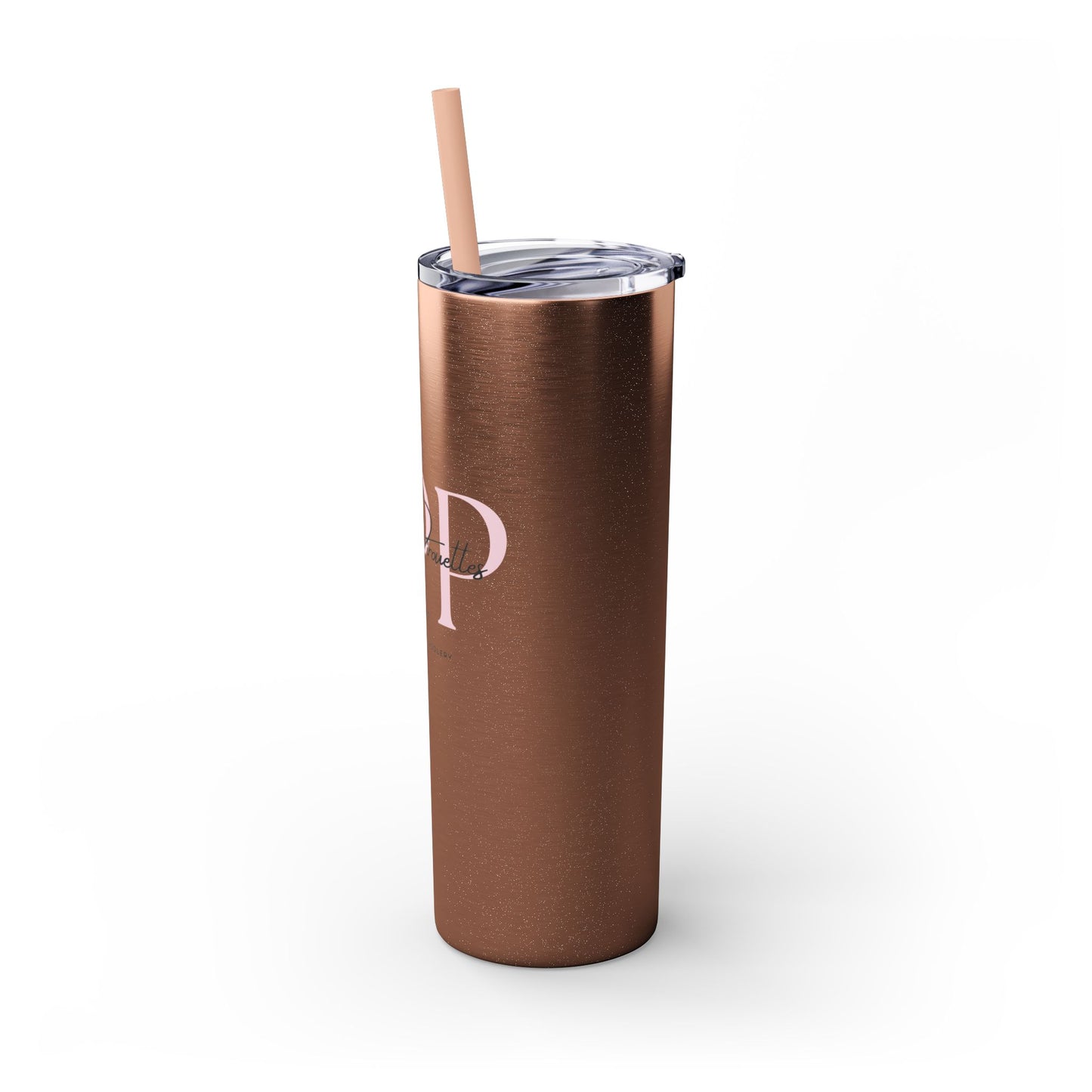 Triple P Skinny Tumbler with Straw, 20oz