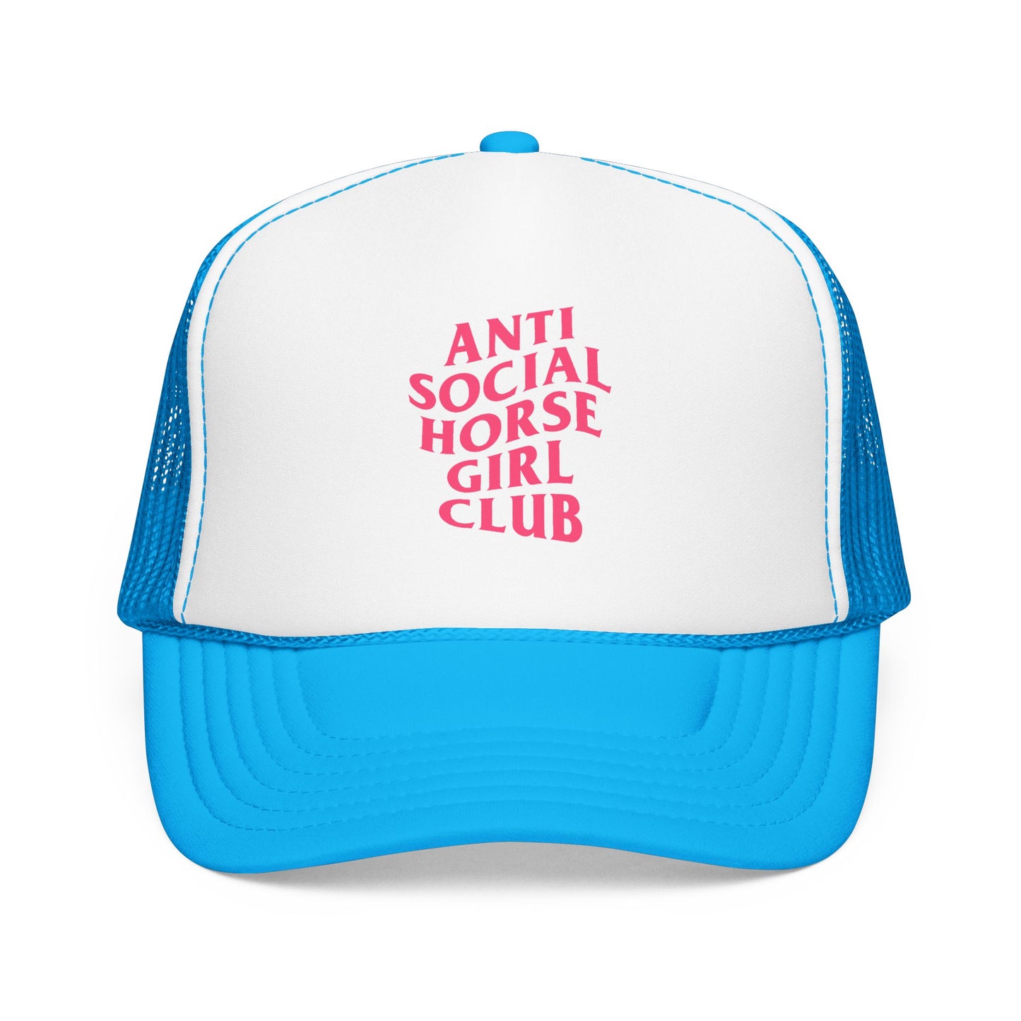 Anti Social Horse Girl Club Foam Trucker Hat