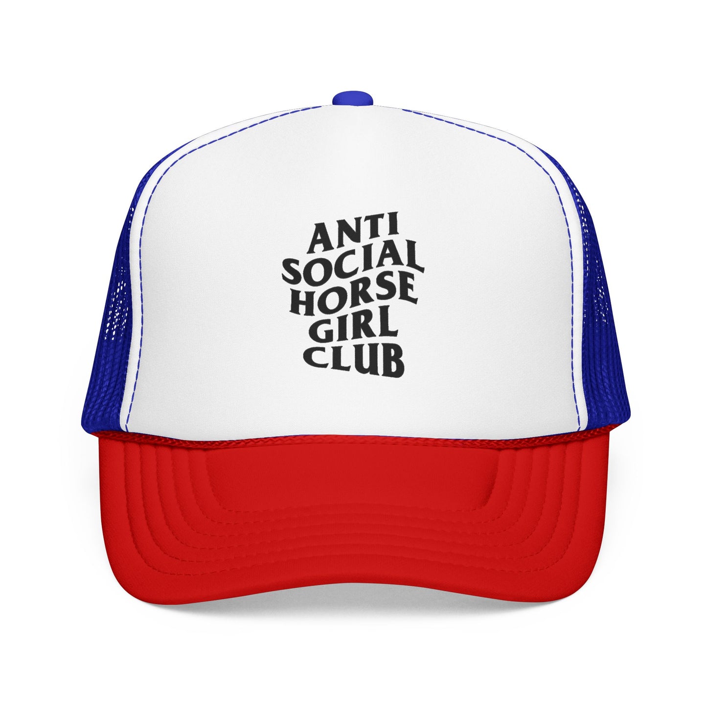 Anti Social Horse Girl Club Foam Trucker Hat