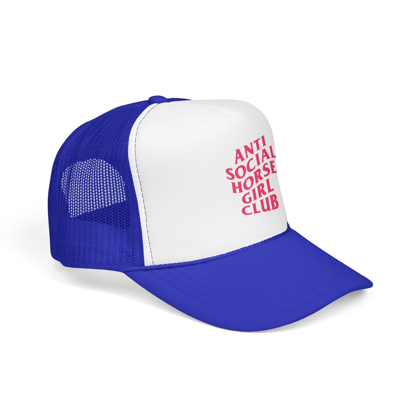 Anti Social Horse Girl Club Foam Trucker Hat