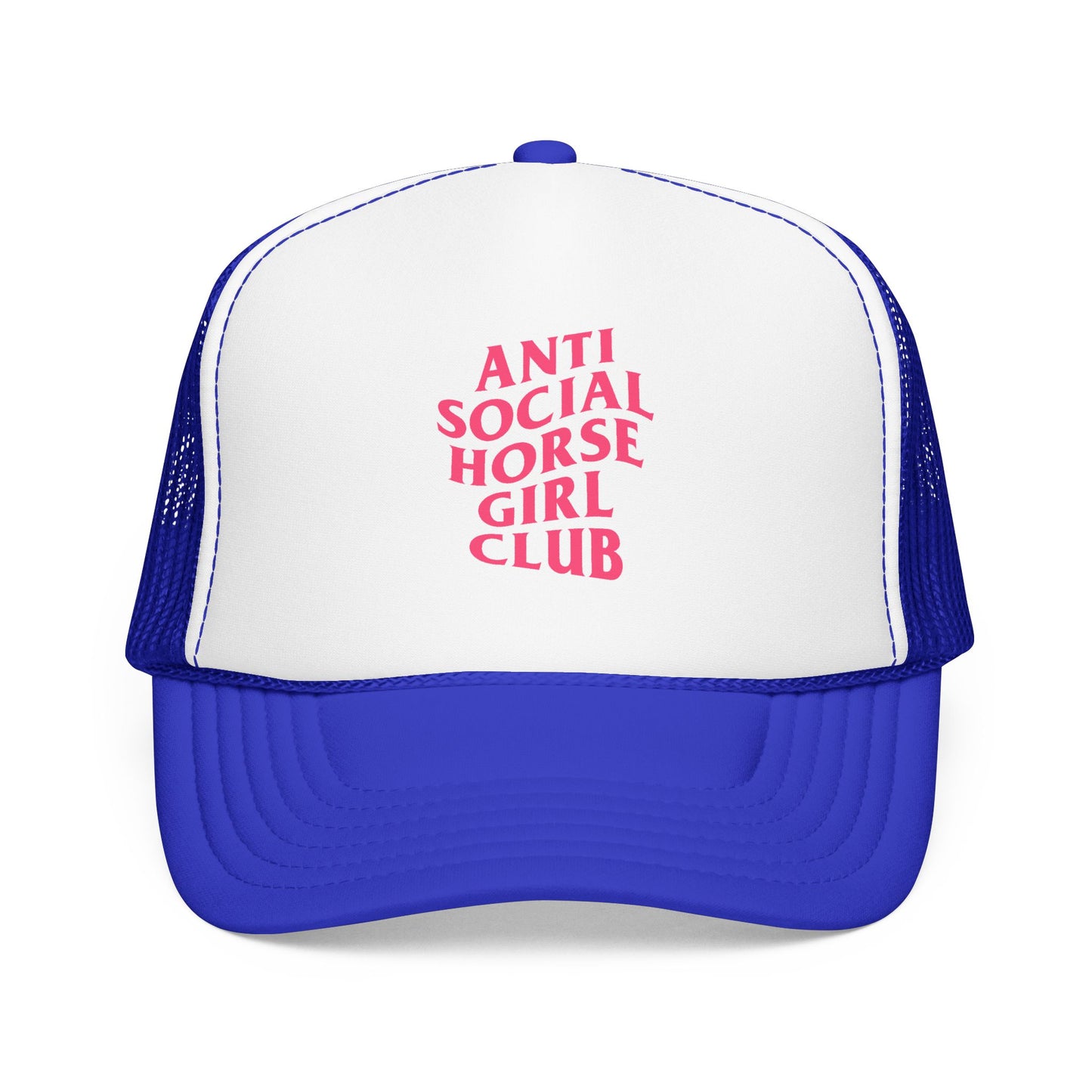 Anti Social Horse Girl Club Foam Trucker Hat