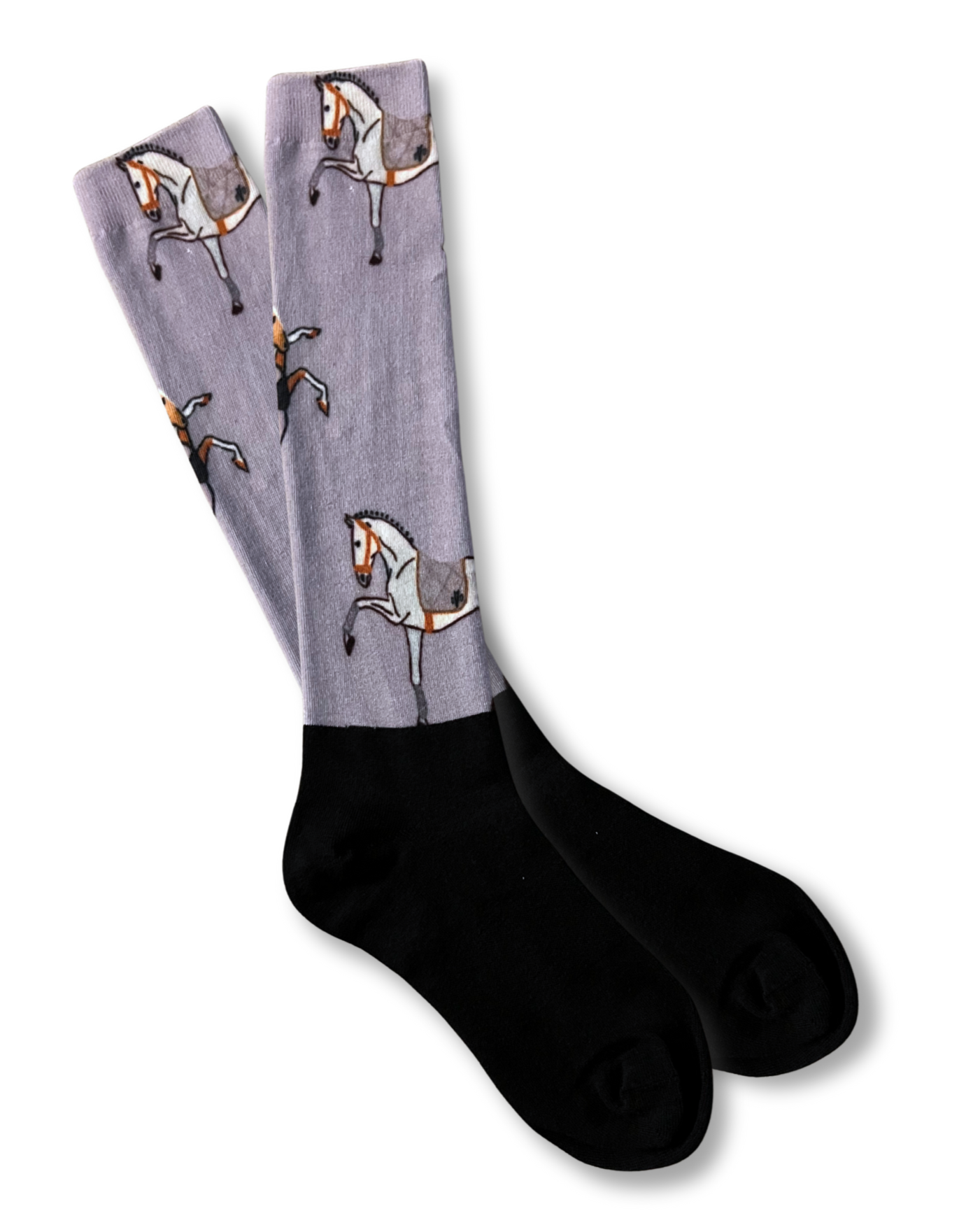 D.D. HERITAGE Collection: PURPLE PONY CLUB Riding Socks
