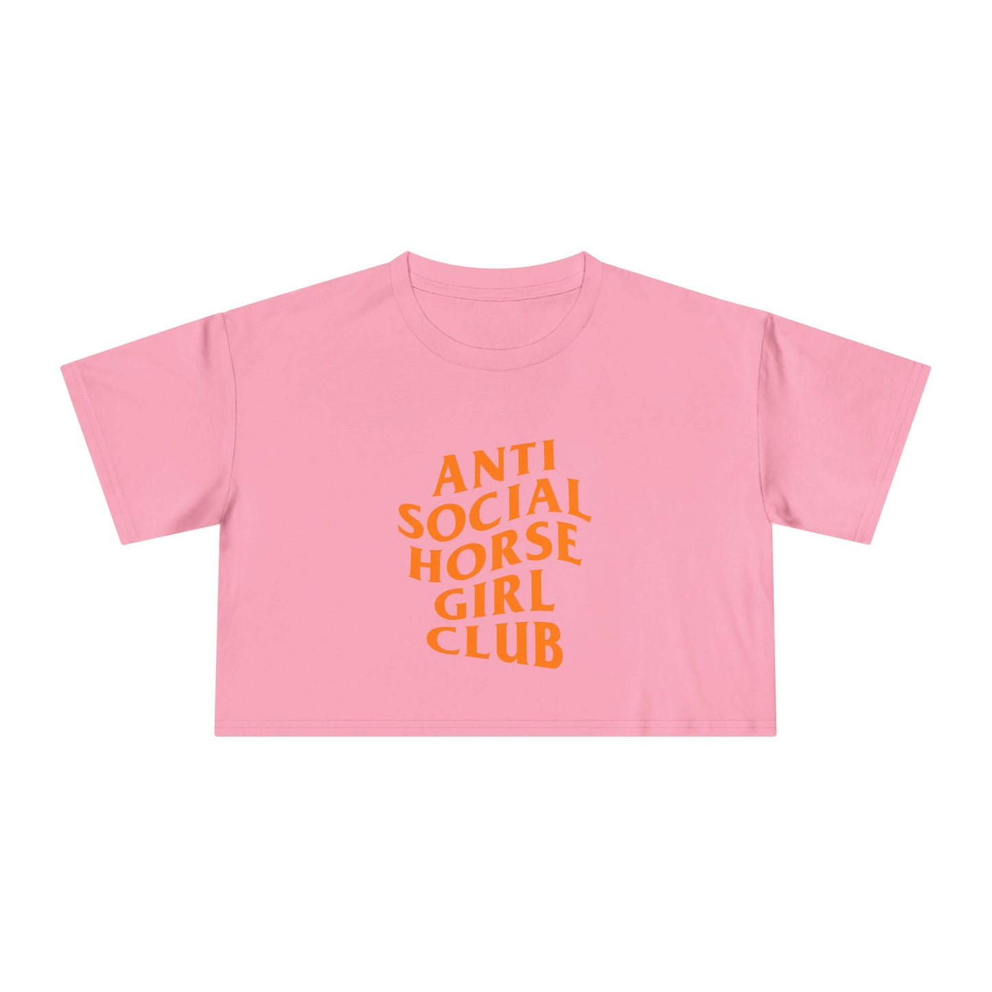 Anti Social Horse Girl Club Crop Tee