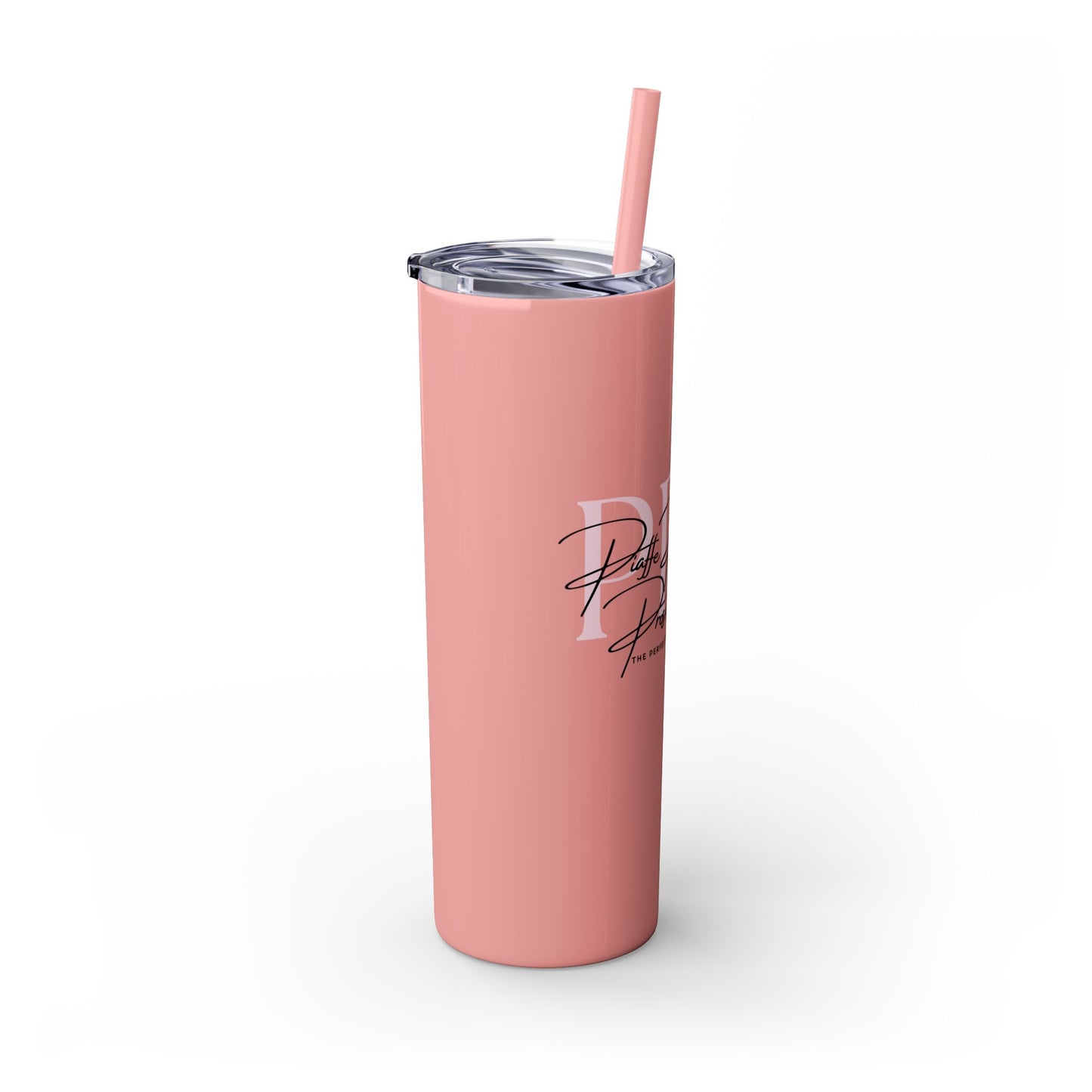 Triple P Skinny Tumbler with Straw, 20oz