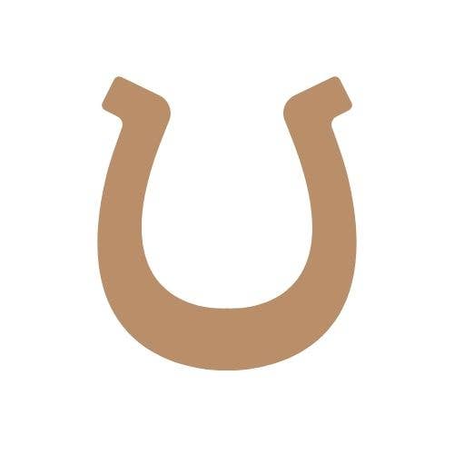 Iron On Patch (Horseshoe) - (Pack of 3)