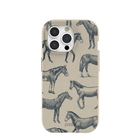 London Fog Vintage Gallop iPhone 15 Pro Case