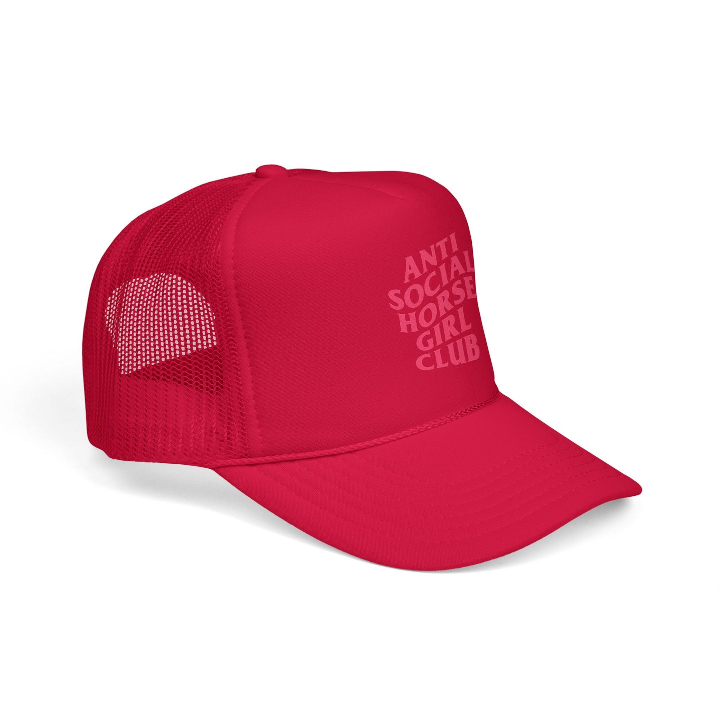 Anti Social Horse Girl Club Foam Trucker Hat