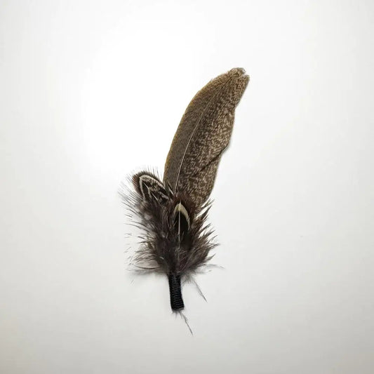 Feather Hat Accent- Style Pearl