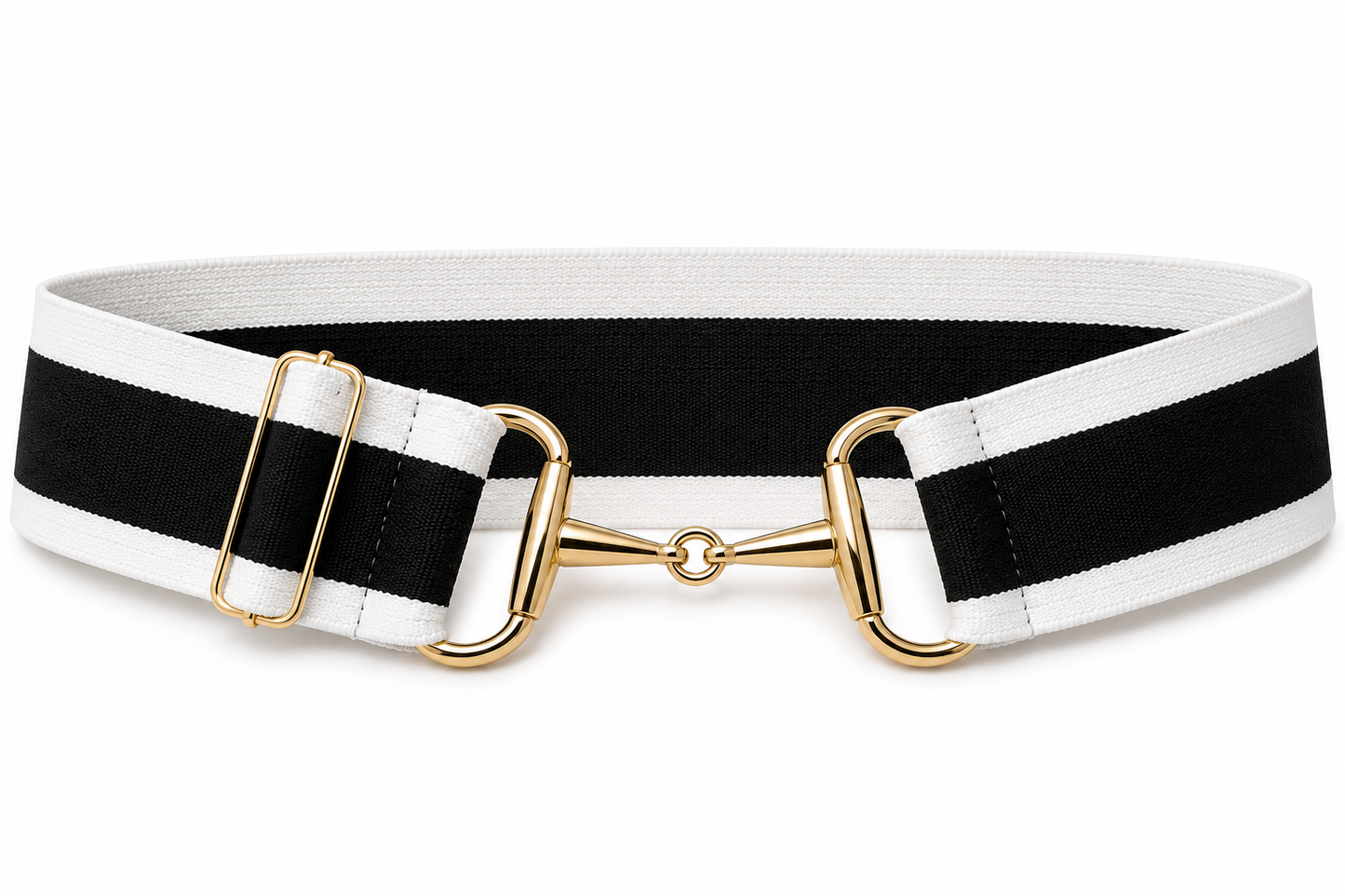The Novella Snaffle Belts in Black.