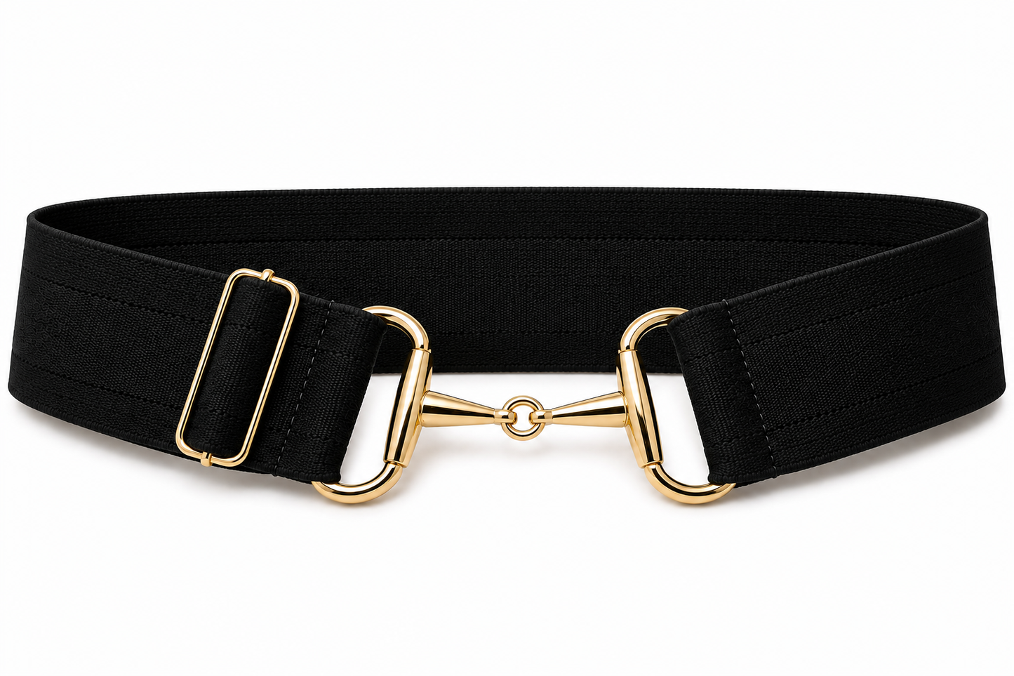 The Novella Snaffle Belts in Black.