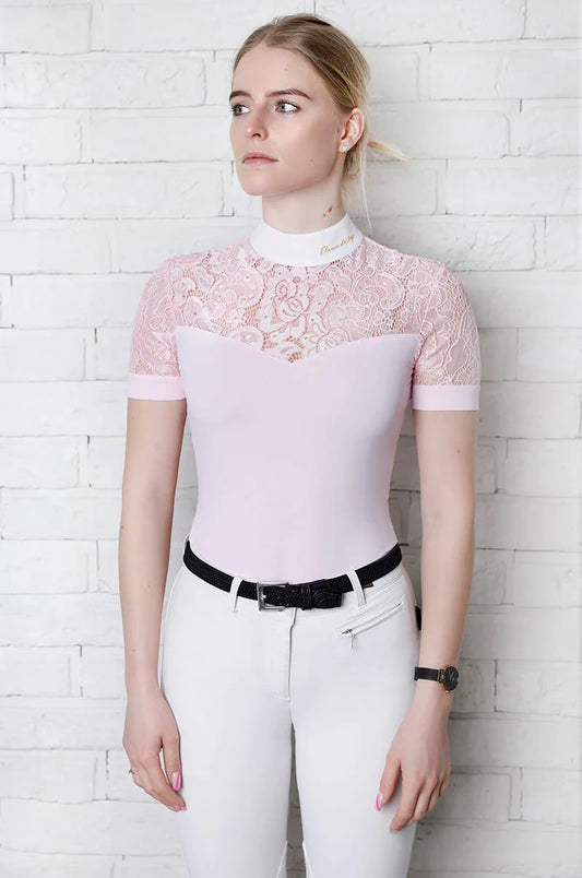 Lace Shirt Short Sleeve