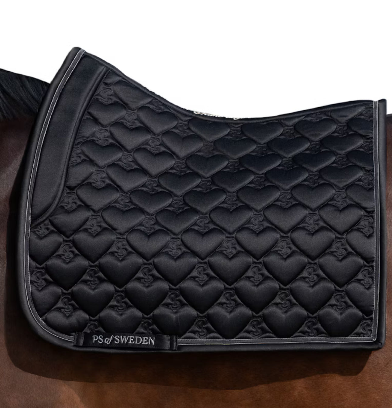 Limited edition heart saddle pad