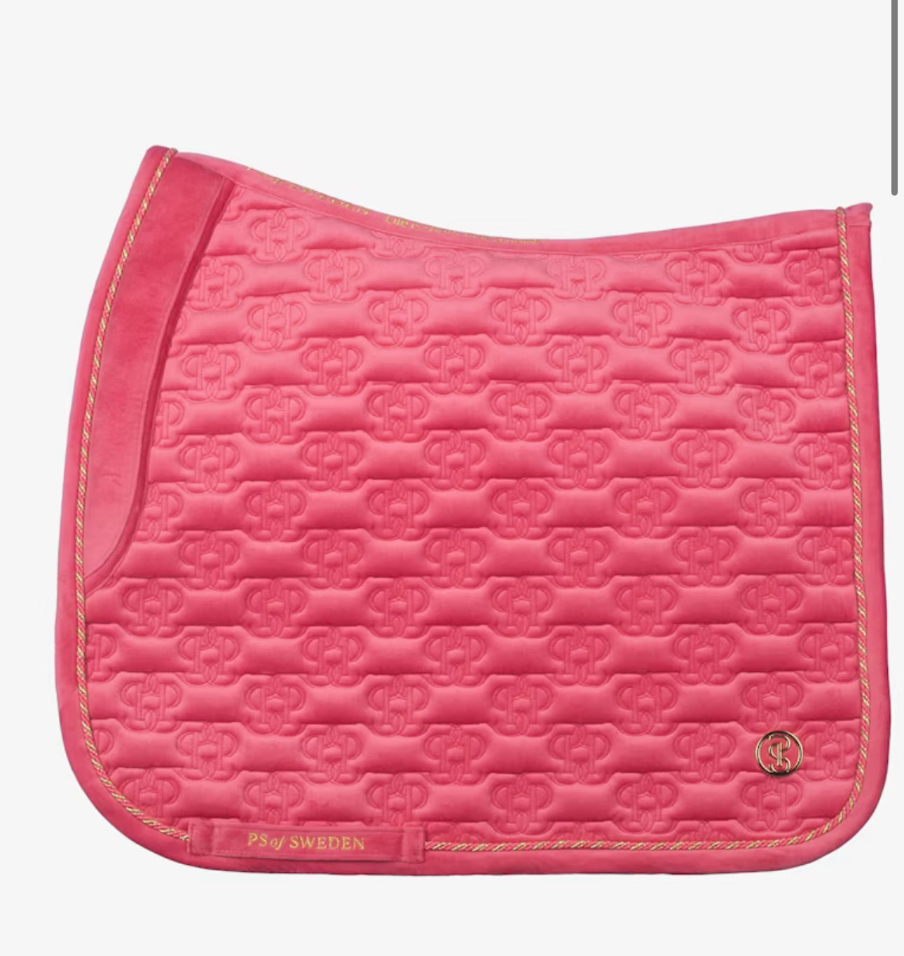 Velvet saddle pad