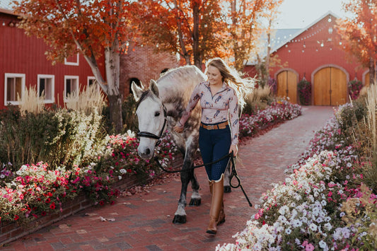 High Rise Supportive Breeches in Navy