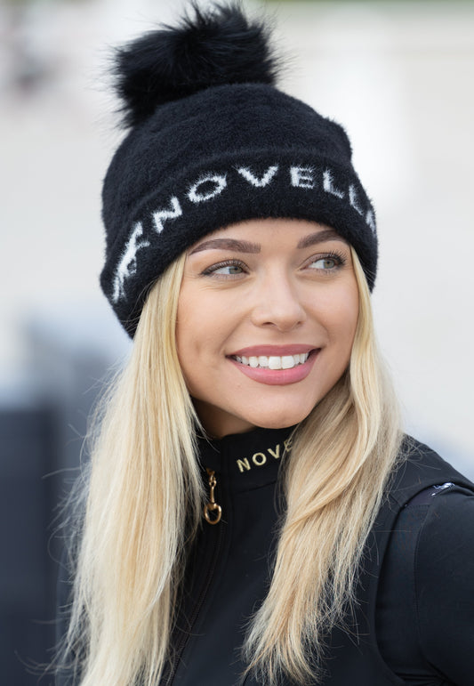 The Novella Pom Jacquard Hat.