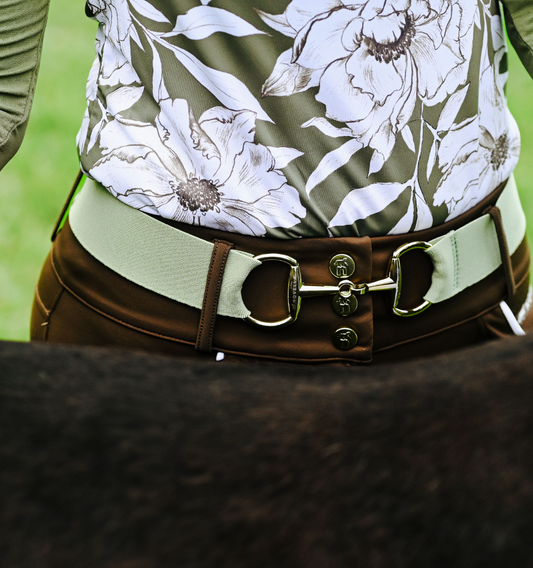 The Novella Snaffle Belt (Autumn Sage).