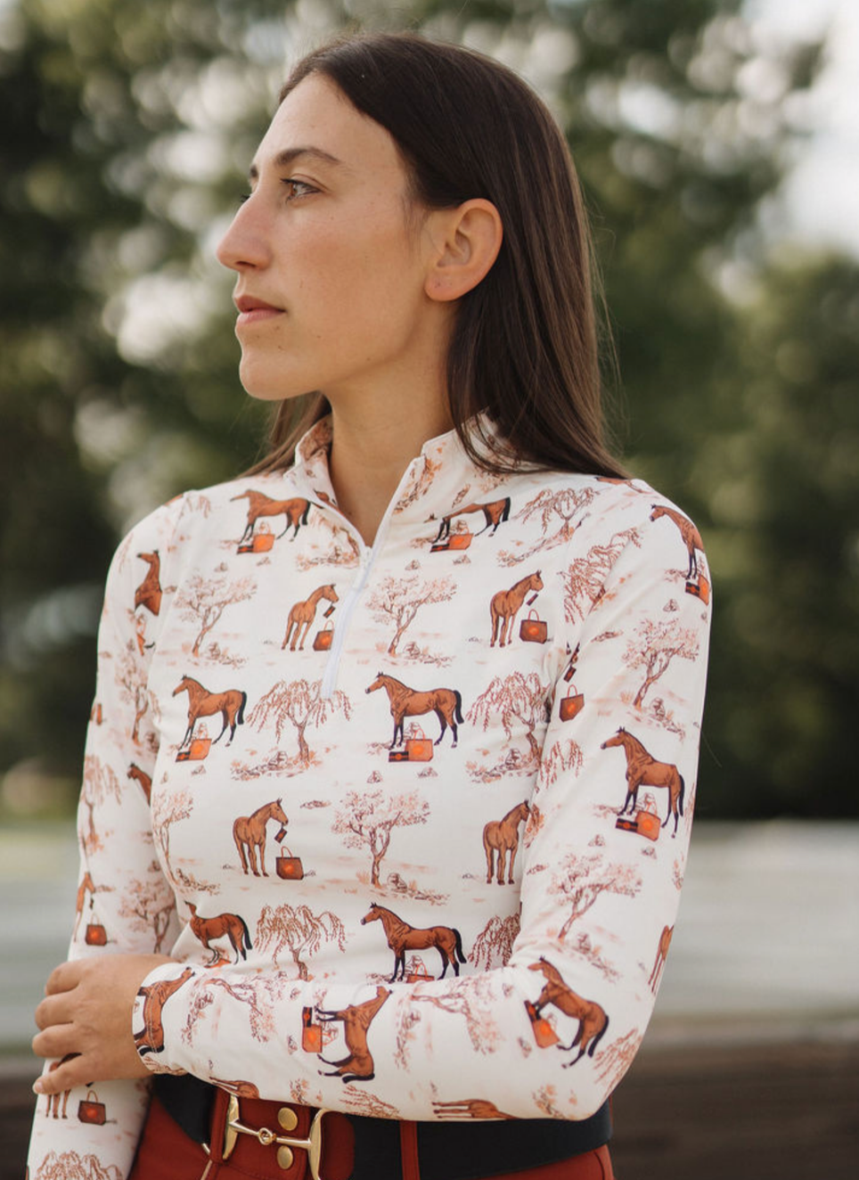 Tucker Tweed Toile DD Top