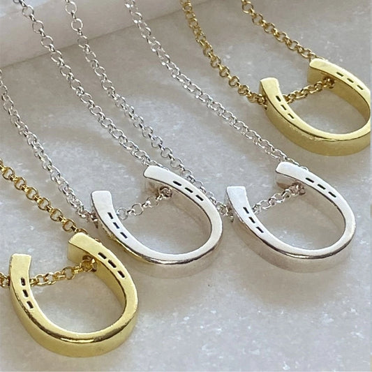 Classique Horseshoe & Chain Necklace