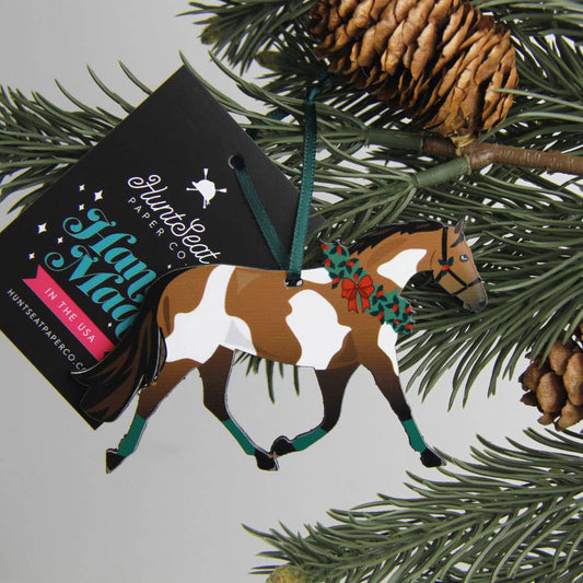 Pinto Pony - Horse Christmas Ornament for Equestrians