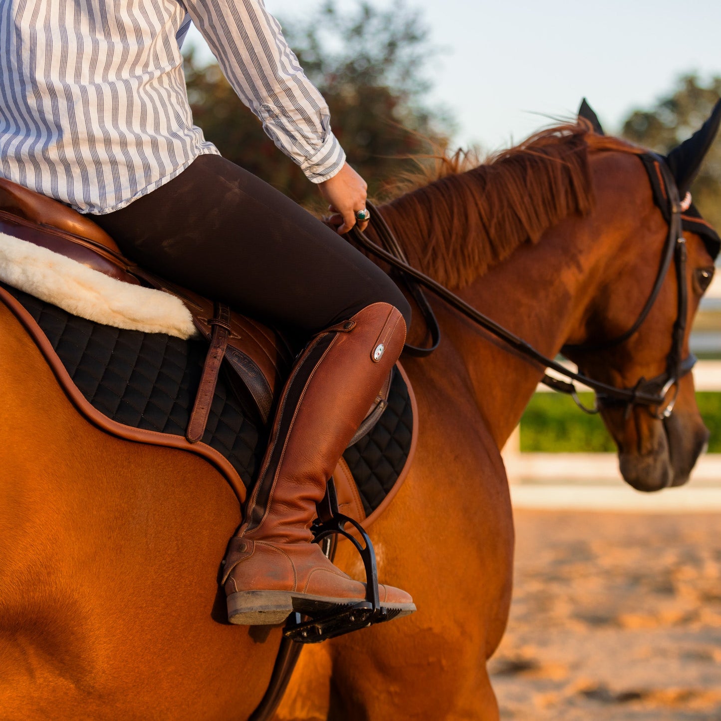 Close Contact pad, Black & Cognac