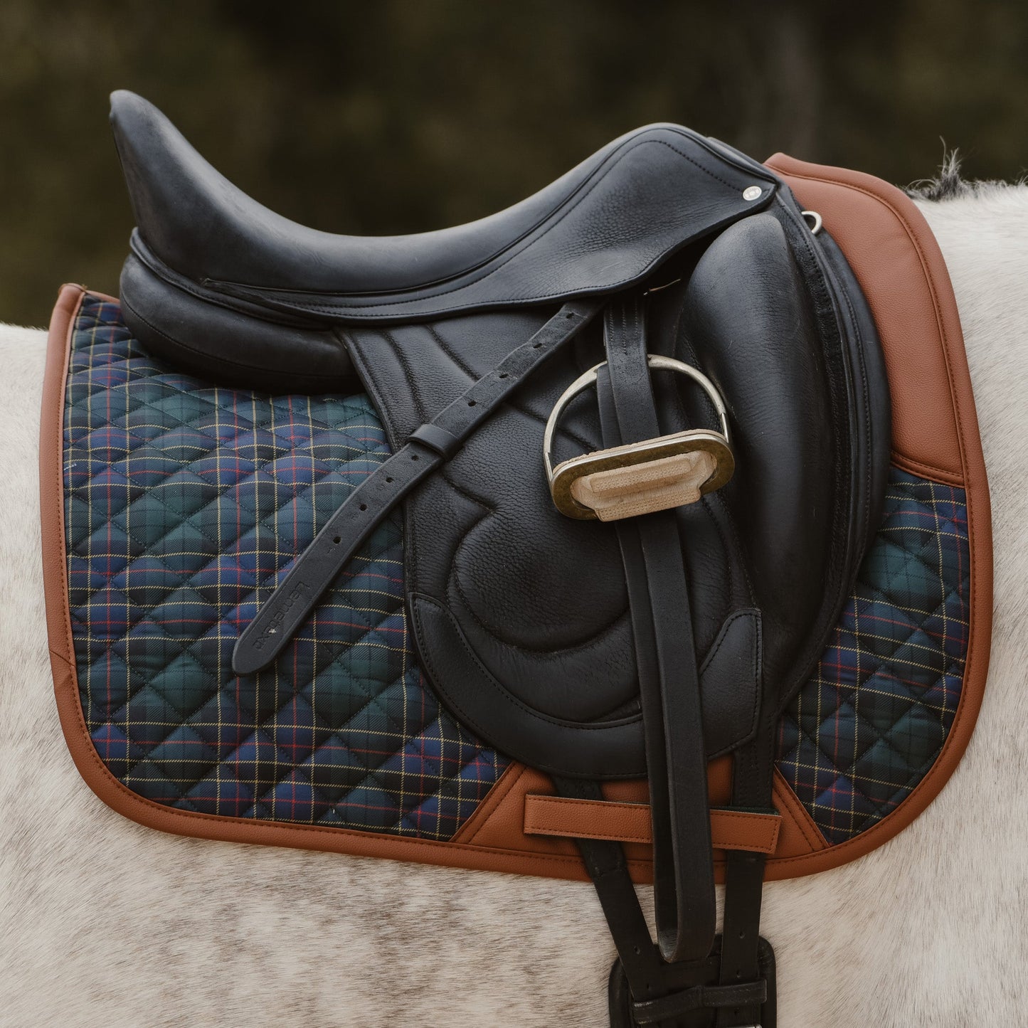 Dressage Pad, Hunter Field Plaid